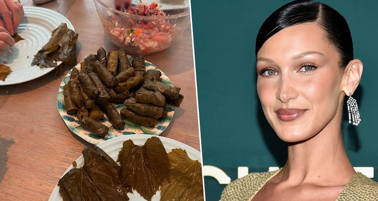 Bella Hadid kolları sıvadı, Türk mutfağındaki hünerini gösterdi